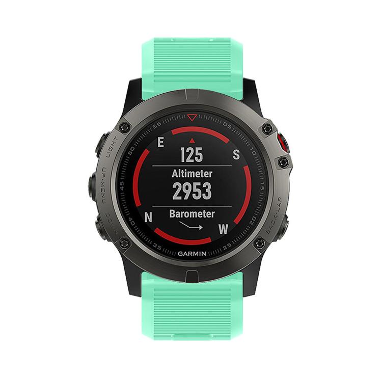 For Garmin QuickFit Kalebol 26mm Rhombus Texture Silicone Watch Band