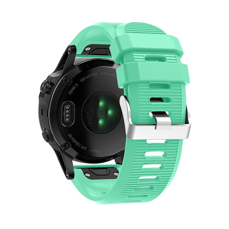 For Garmin QuickFit Kalebol 26mm Rhombus Texture Silicone Watch Band