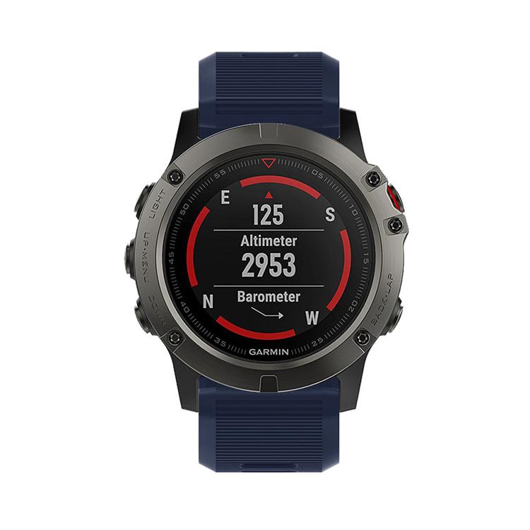 For Garmin QuickFit Kalebol 26mm Rhombus Texture Silicone Watch Band