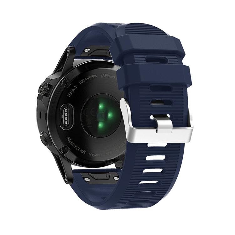For Garmin QuickFit Kalebol 26mm Rhombus Texture Silicone Watch Band