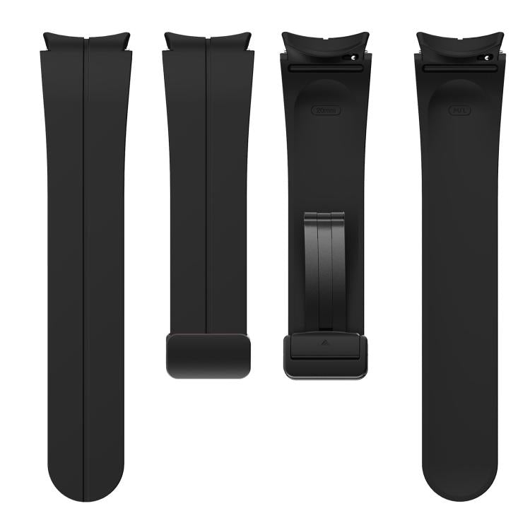 For Samsung Galaxy Watch7 / 6 / 5 Kalebol Concave Folding Magnetic Buckle Silicone Strap