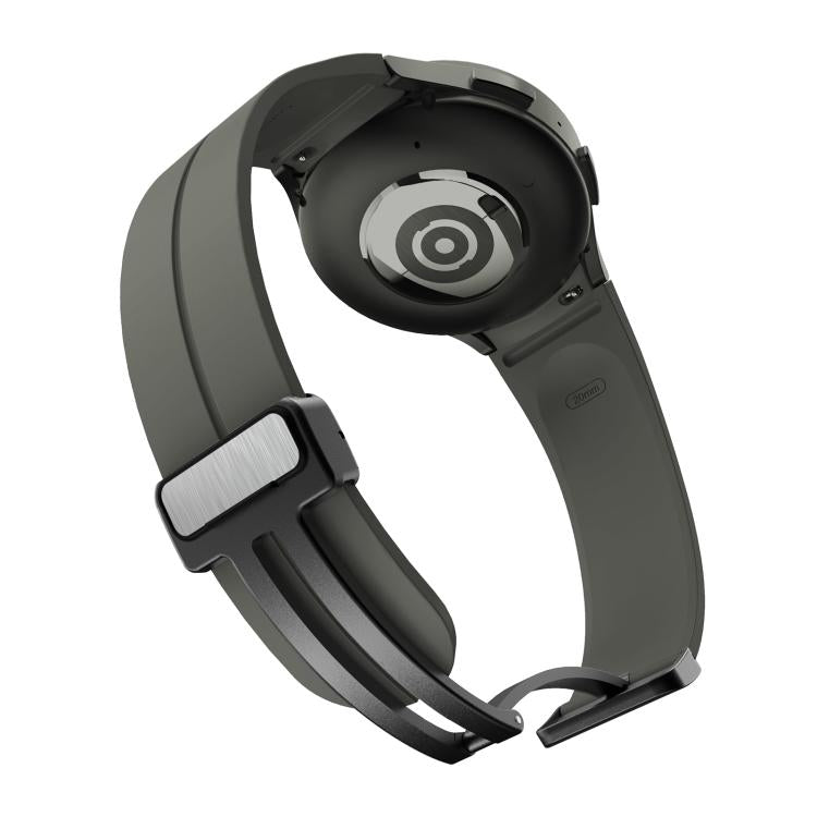 For Samsung Galaxy Watch7 / 6 / 5 Kalebol Concave Folding Magnetic Buckle Silicone Strap