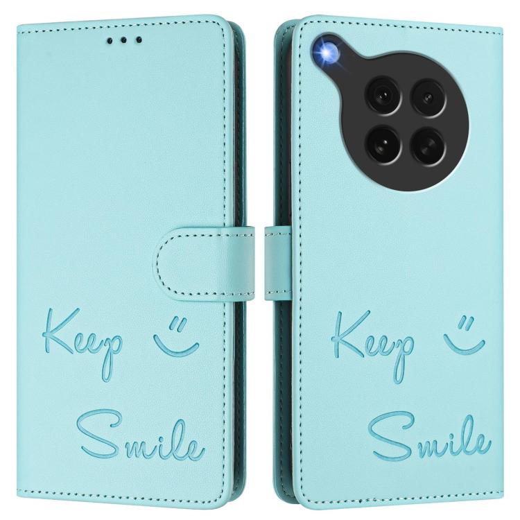 For OPPO Find X8s 5G Smile Embossing RFID Leather Phone Case