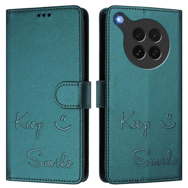 For OPPO Find X8s 5G Smile Embossing RFID Leather Phone Case