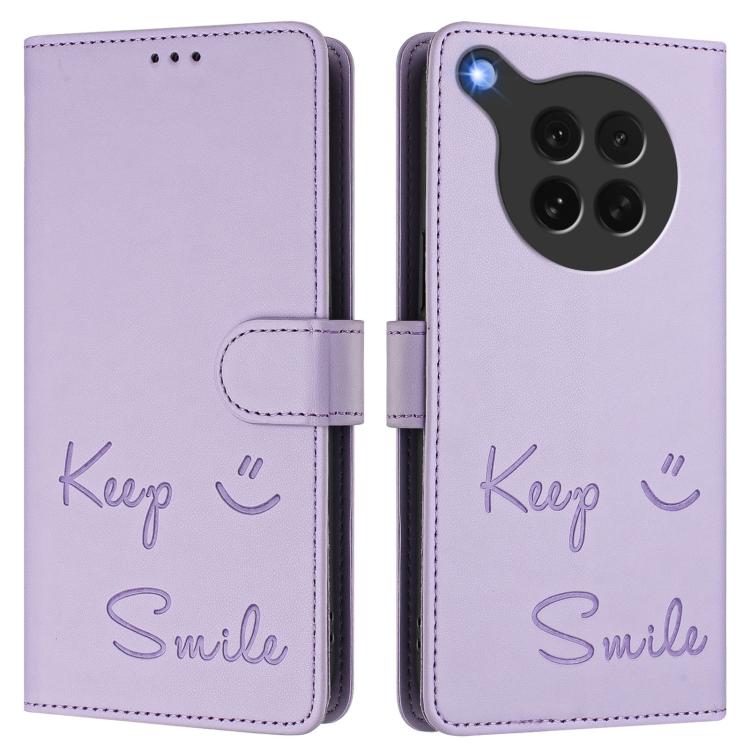 For OPPO Find X8s 5G Smile Embossing RFID Leather Phone Case