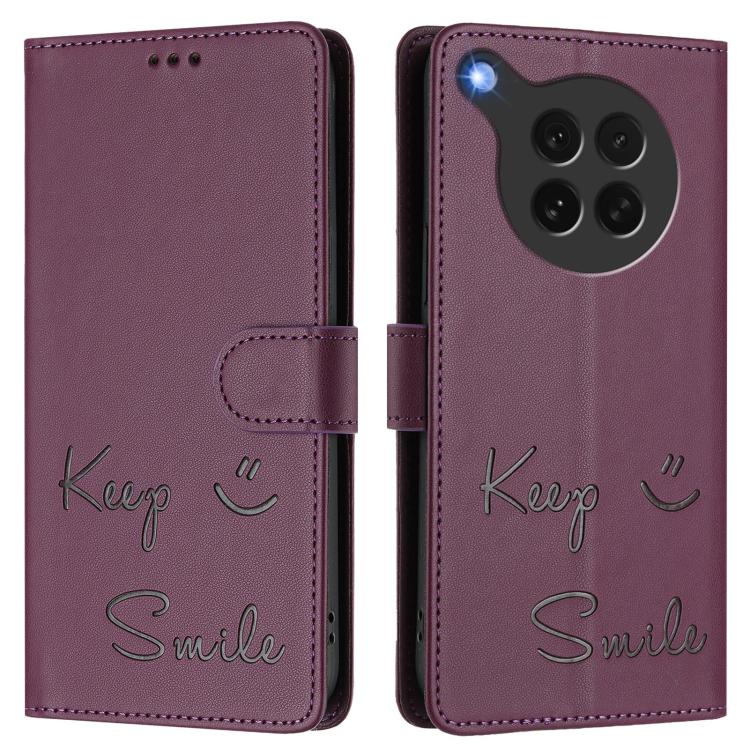 For OPPO Find X8s 5G Smile Embossing RFID Leather Phone Case