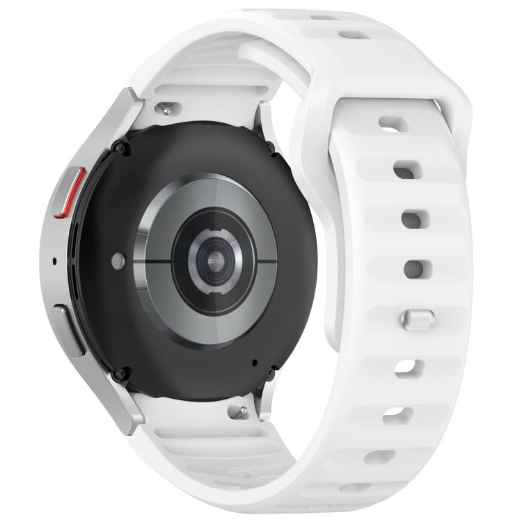 For Samsung Galaxy Watch7 / 6 / 5 Kalebol Reverse Buckle Wave Pattern Silicone Strap