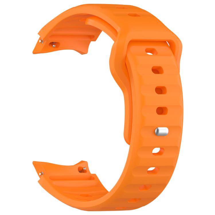 For Samsung Galaxy Watch7 / 6 / 5 Kalebol Reverse Buckle Wave Pattern Silicone Strap