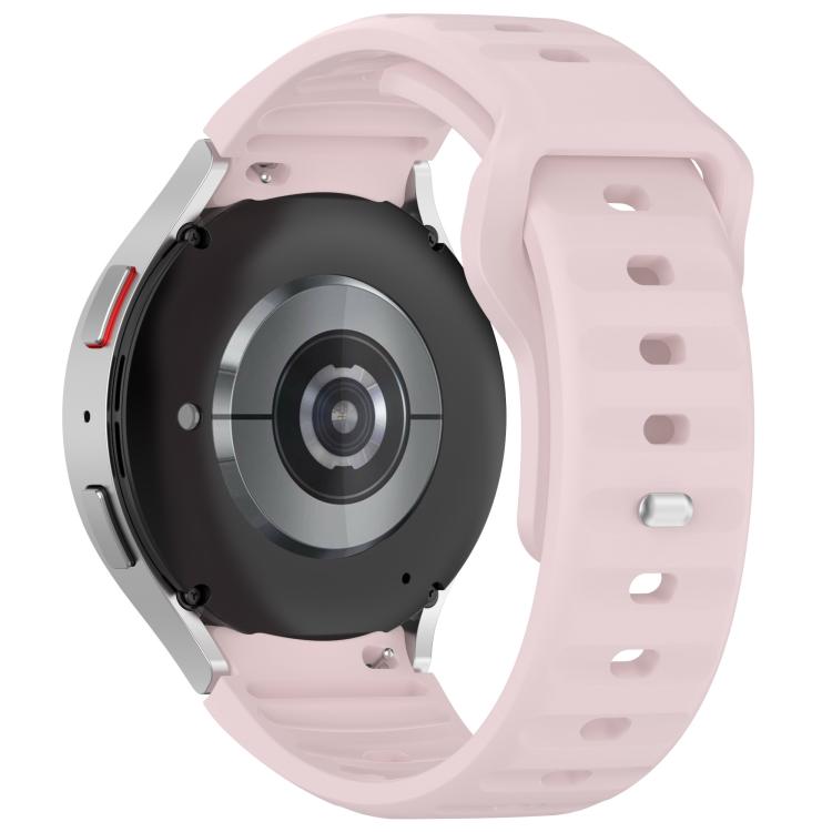 For Samsung Galaxy Watch7 / 6 / 5 Kalebol Reverse Buckle Wave Pattern Silicone Strap