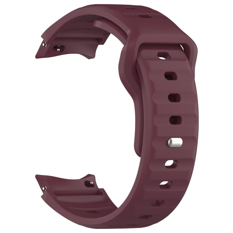 For Samsung Galaxy Watch7 / 6 / 5 Kalebol Reverse Buckle Wave Pattern Silicone Strap