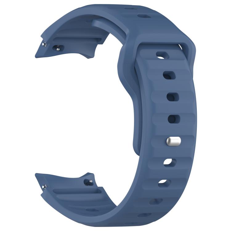 For Samsung Galaxy Watch7 / 6 / 5 Kalebol Reverse Buckle Wave Pattern Silicone Strap
