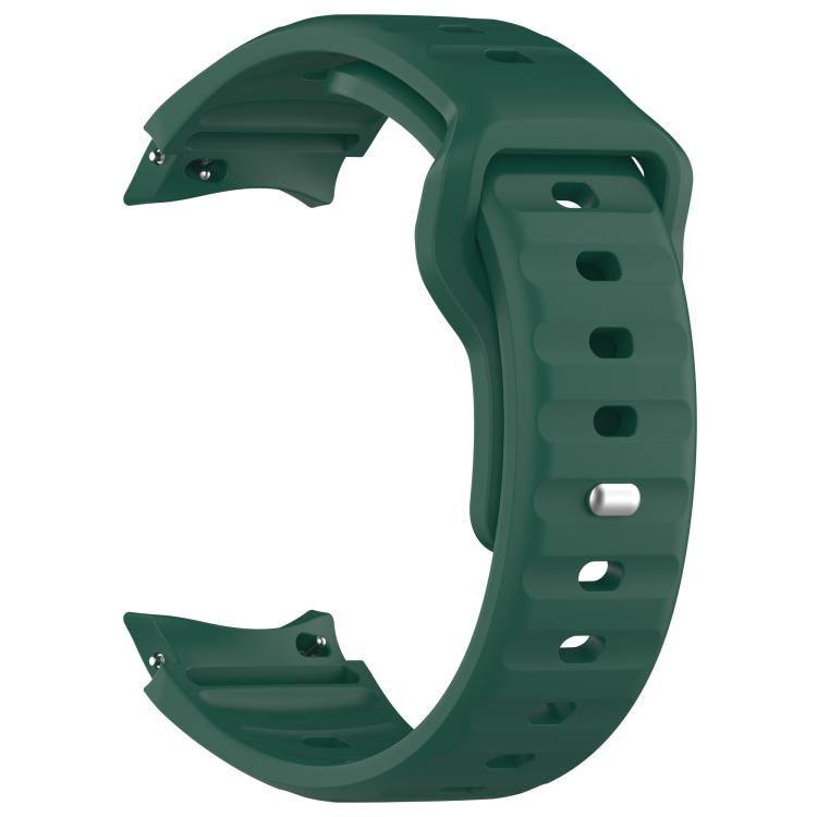 For Samsung Galaxy Watch7 / 6 / 5 Kalebol Reverse Buckle Wave Pattern Silicone Strap
