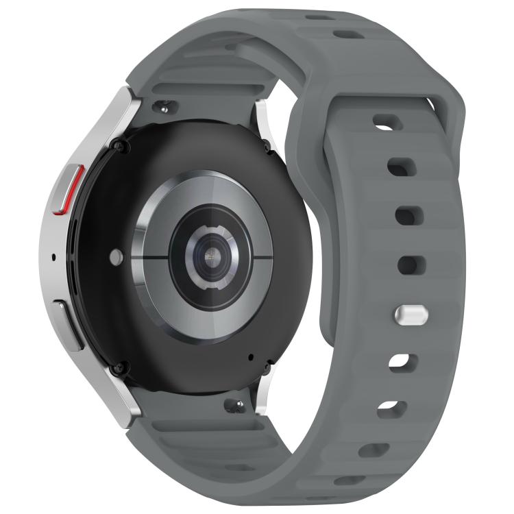 For Samsung Galaxy Watch7 / 6 / 5 Kalebol Reverse Buckle Wave Pattern Silicone Strap