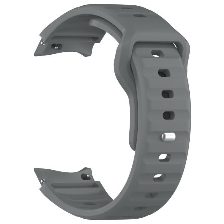 For Samsung Galaxy Watch7 / 6 / 5 Kalebol Reverse Buckle Wave Pattern Silicone Strap