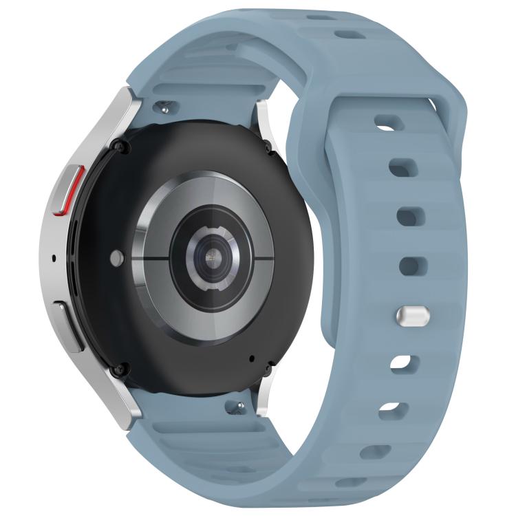 For Samsung Galaxy Watch7 / 6 / 5 Kalebol Reverse Buckle Wave Pattern Silicone Strap