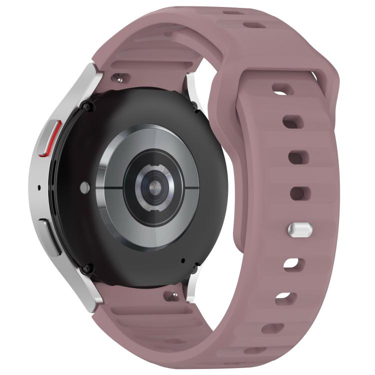 For Samsung Galaxy Watch7 / 6 / 5 Kalebol Reverse Buckle Wave Pattern Silicone Strap