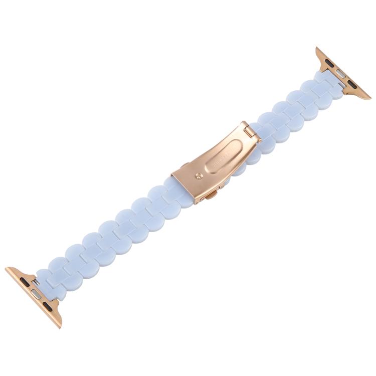 For Apple Watch 46mm / 49mm / 45mm / 44mm Oval Resin Watch Band