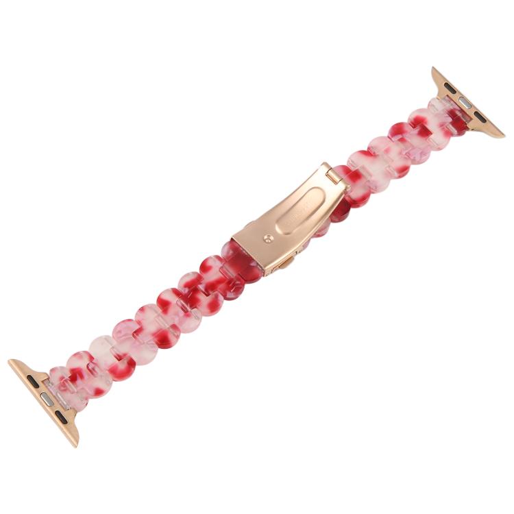 For Apple Watch 46mm / 49mm / 45mm / 44mm Oval Resin Watch Band