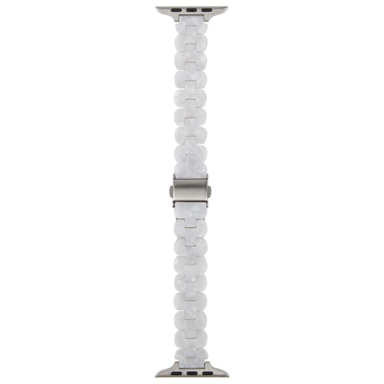 For Apple Watch 46mm / 49mm / 45mm / 44mm Oval Resin Watch Band