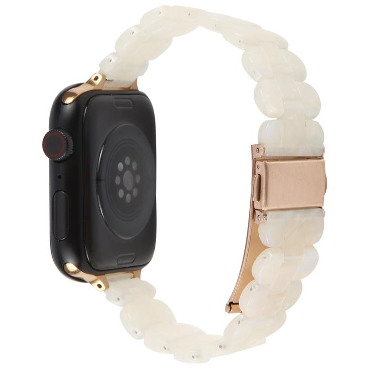 For Apple Watch 42mm / 41mm / 40mm / 38mm Oval Resin Watch Band