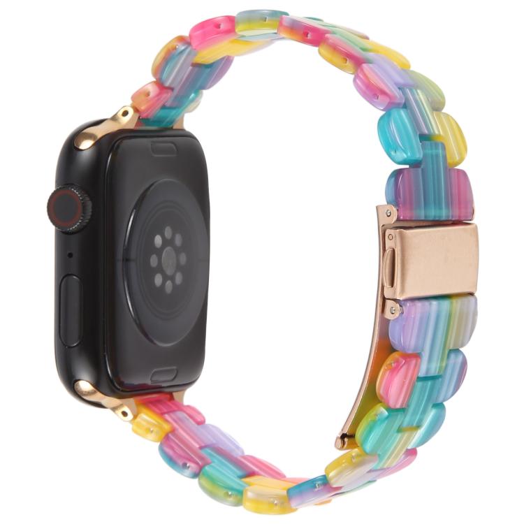 For Apple Watch 42mm / 41mm / 40mm / 38mm Oval Resin Watch Band