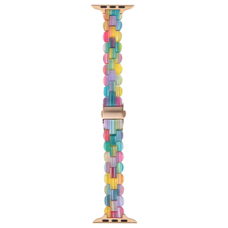 For Apple Watch 42mm / 41mm / 40mm / 38mm Oval Resin Watch Band