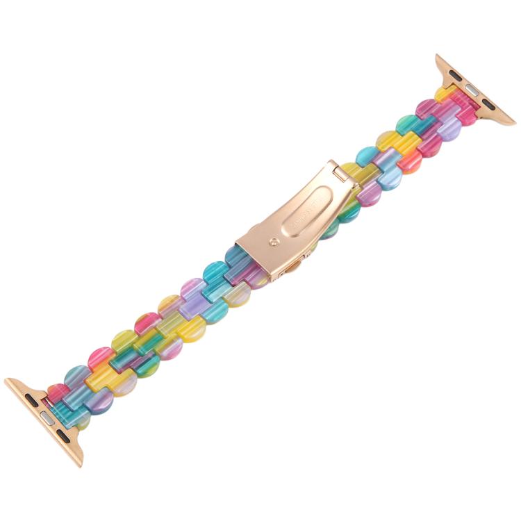 For Apple Watch 42mm / 41mm / 40mm / 38mm Oval Resin Watch Band