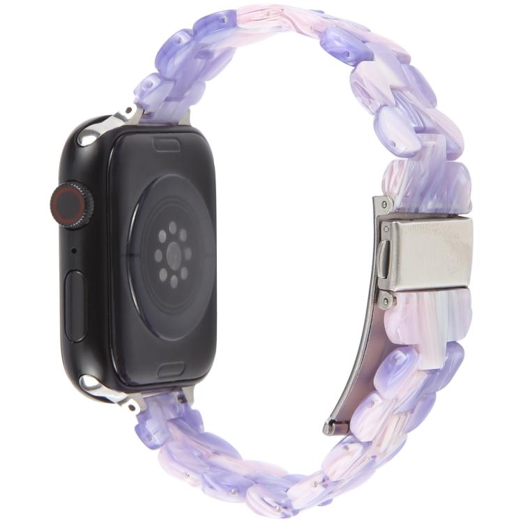 For Apple Watch 42mm / 41mm / 40mm / 38mm Oval Resin Watch Band