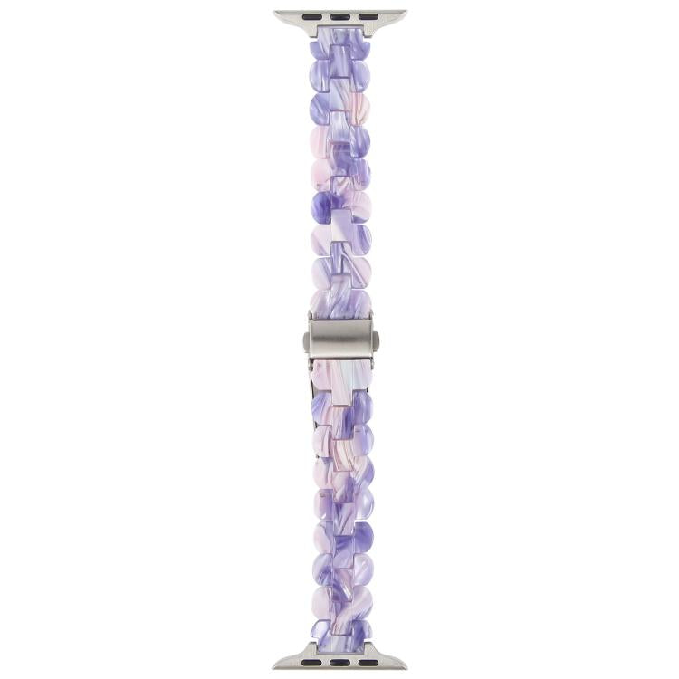 For Apple Watch 42mm / 41mm / 40mm / 38mm Oval Resin Watch Band