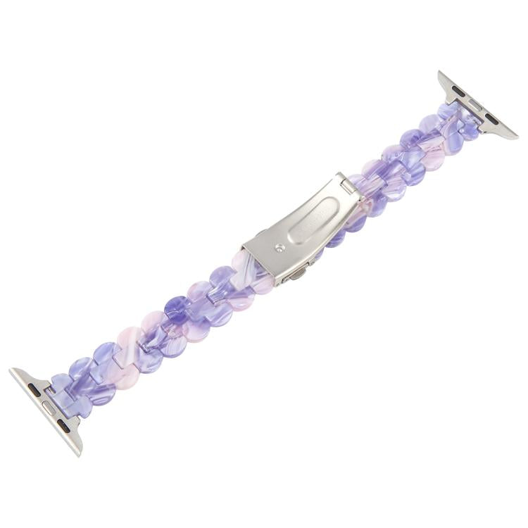 For Apple Watch 42mm / 41mm / 40mm / 38mm Oval Resin Watch Band