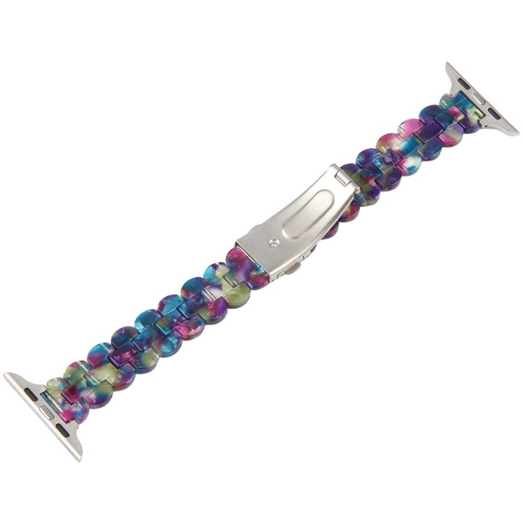 For Apple Watch 42mm / 41mm / 40mm / 38mm Oval Resin Watch Band