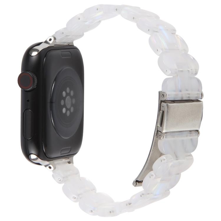 For Apple Watch 42mm / 41mm / 40mm / 38mm Oval Resin Watch Band