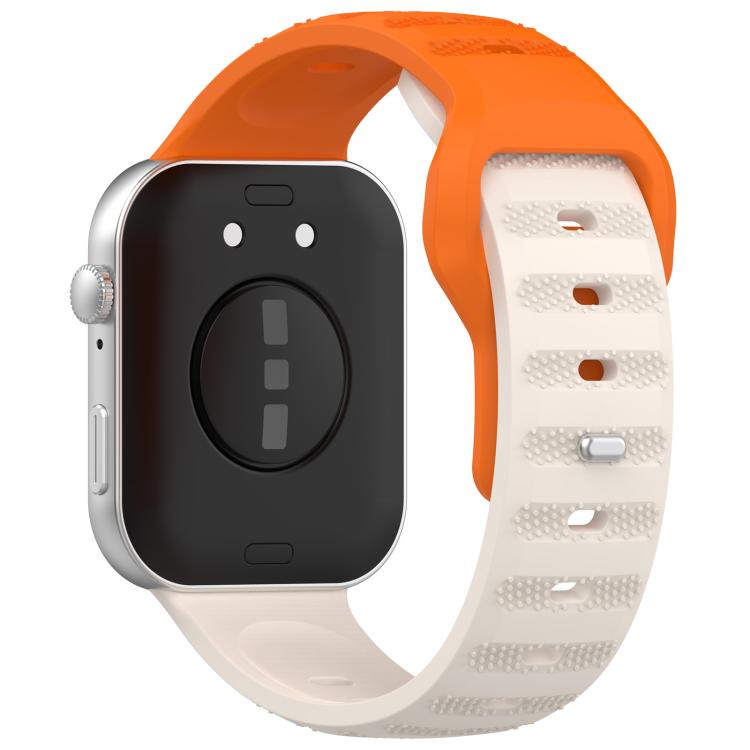 For Huawei Watch Fit3 Kalebol Dotted Pattern Silicone Strap