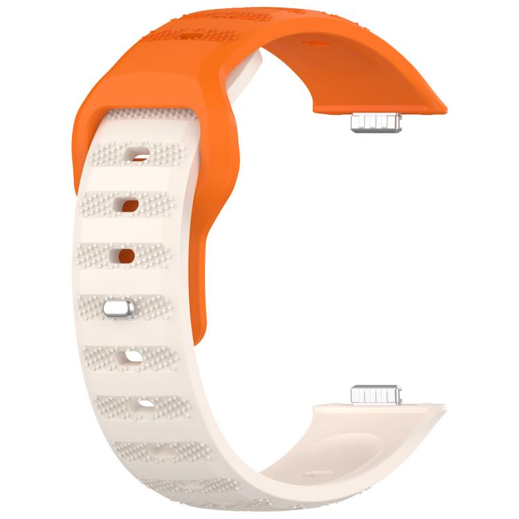For Huawei Watch Fit3 Kalebol Dotted Pattern Silicone Strap