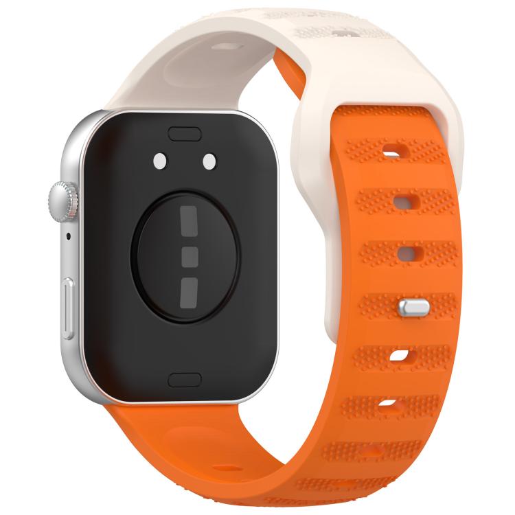 For Huawei Watch Fit3 Kalebol Dotted Pattern Silicone Strap
