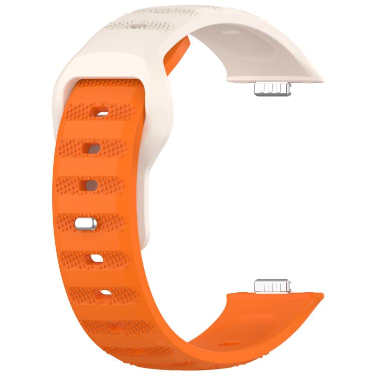 For Huawei Watch Fit3 Kalebol Dotted Pattern Silicone Strap