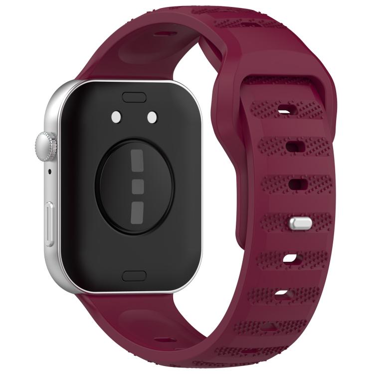 For Huawei Watch Fit3 Kalebol Dotted Pattern Silicone Strap
