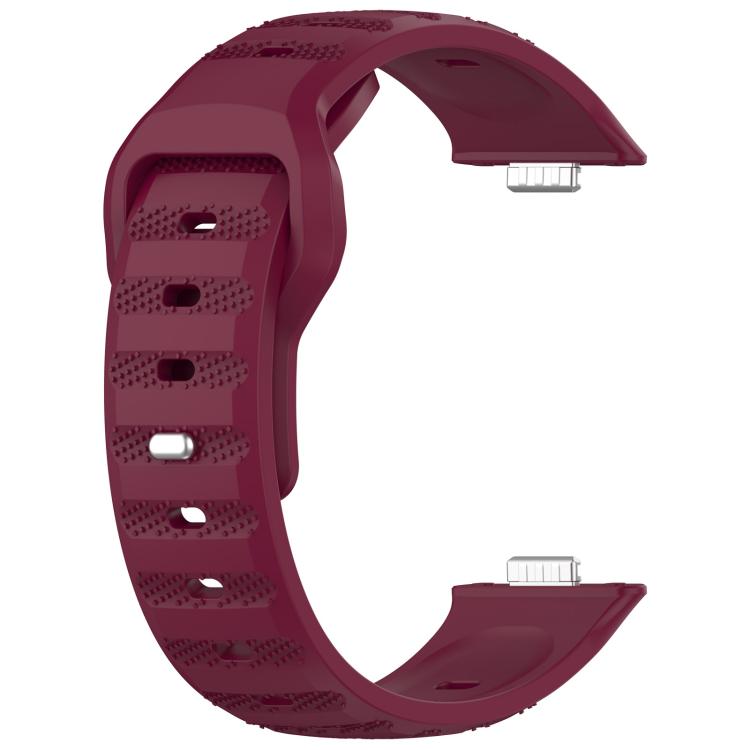 For Huawei Watch Fit3 Kalebol Dotted Pattern Silicone Strap