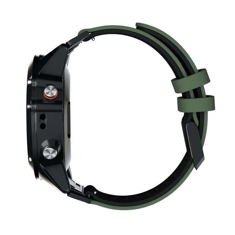 For Garmin QuickFit 26mm Kalebol Two-layer Silicone Watch Band