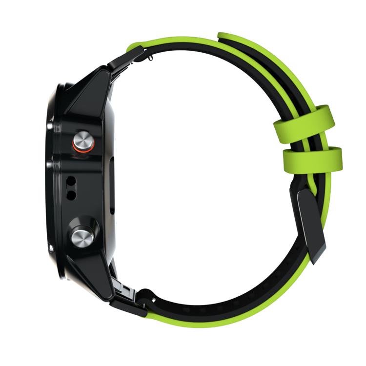 For Garmin QuickFit 26mm Kalebol Two-layer Silicone Watch Band