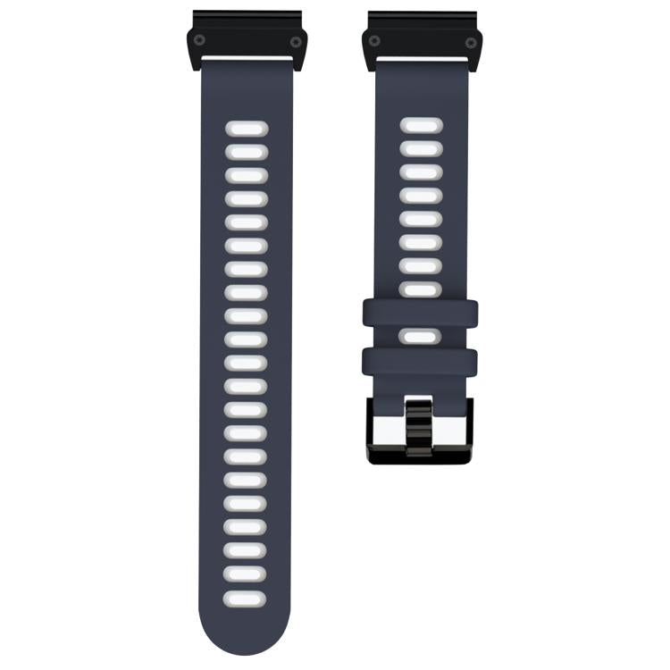 For Garmin QuickFit 26mm Kalebol Two-layer Silicone Watch Band