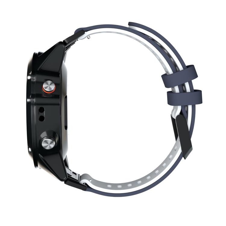 For Garmin QuickFit 26mm Kalebol Two-layer Silicone Watch Band