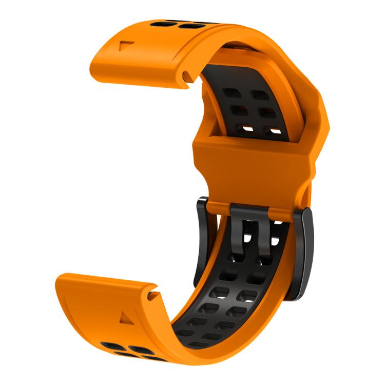 For Garmin QuickFit 26mm Kalebol Tow Row Holes Silicone Watch Band