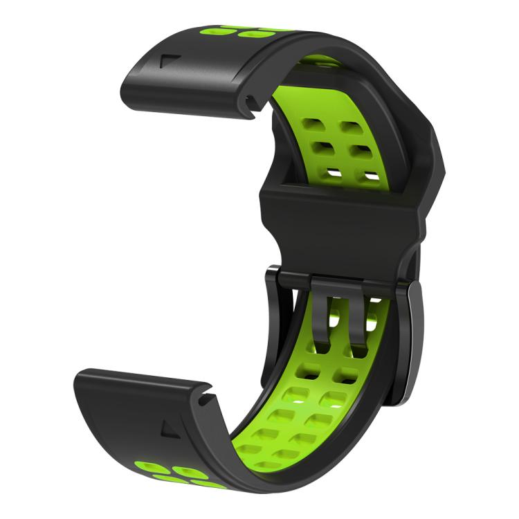 For Garmin QuickFit 26mm Kalebol Tow Row Holes Silicone Watch Band