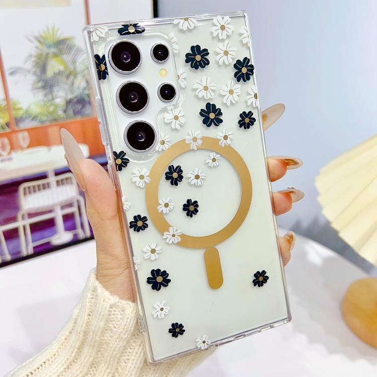 For Samsung Galaxy S23 Ultra 5G Dual-side Laminating IMD MagSafe Phone Case