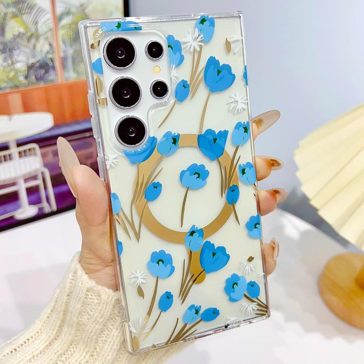 For Samsung Galaxy S23 Ultra 5G Dual-side Laminating IMD MagSafe Phone Case