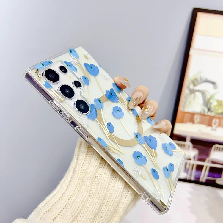 For Samsung Galaxy S23 Ultra 5G Dual-side Laminating IMD MagSafe Phone Case