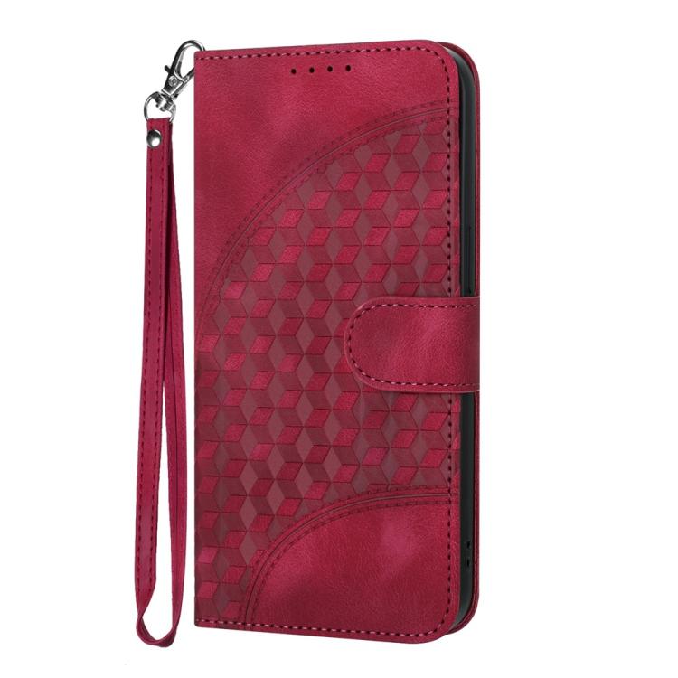 For Xiaomi 17 Elephant Head Embossed Phone Leather Case with Lanyard