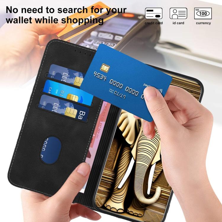 For Xiaomi 17 Pro Elephant Head Embossed Phone Leather Case with Lanyard