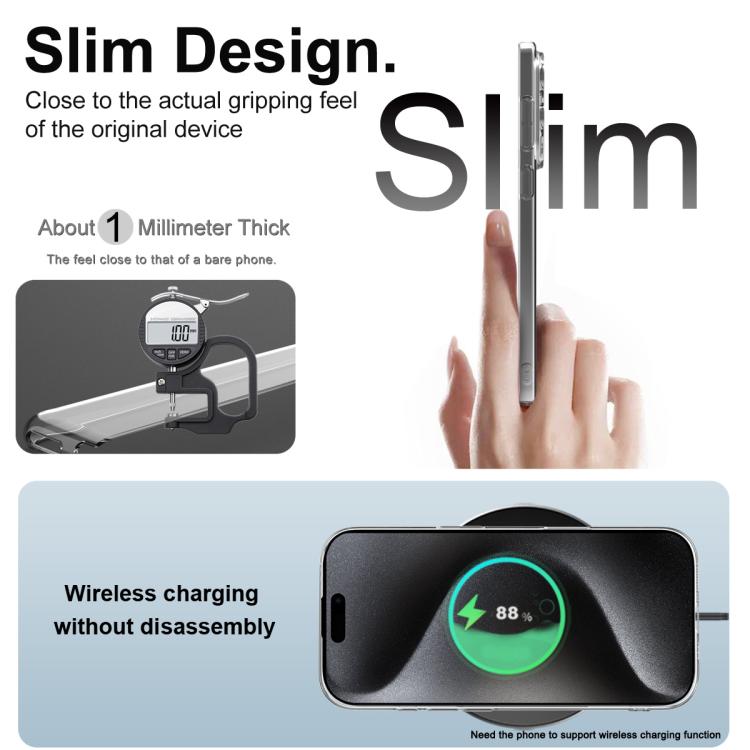 For iPhone 17 imak UX-5 Series Super Slim Transparent Shockproof TPU Protective Case - Transparent
